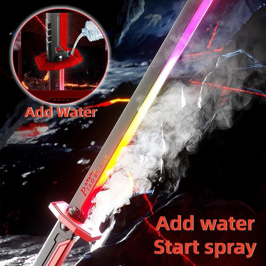 Anime LED Spark Sword – Glow & Fog Effects