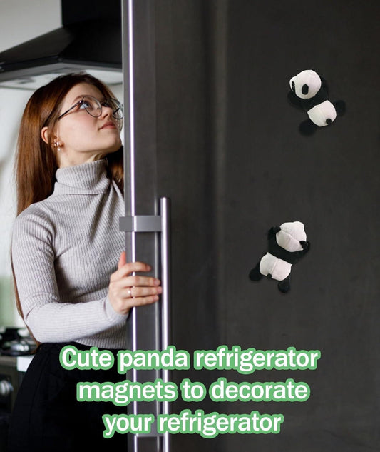 Stylish Refrigerator Cute Magnetic Panda for Home and Office (Pack of 4)