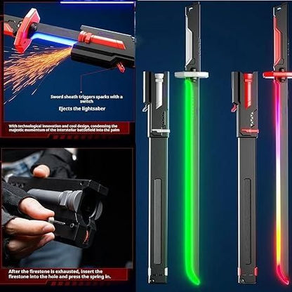 Anime LED Spark Sword – Glow & Fog Effects