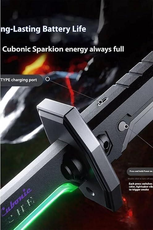 Anime LED Spark Sword – Glow & Fog Effects